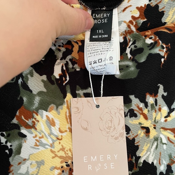 SHEIN Clasi Plus Floral Print High Waist Skirt - Picture 3 of 3